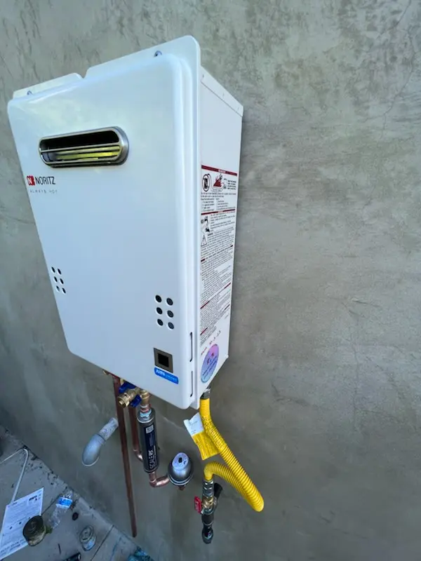 Tankless water heater installation for Windenoak homes
